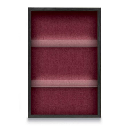 United Visual Products Outdoor Enclosed Combo Board, 48"x36", Satin Frame/Green & Pumice UVCB4836OD-GREEN-PUMICE